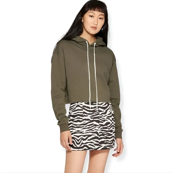 Women's Cropped Hoodie - Picture 1 of 3